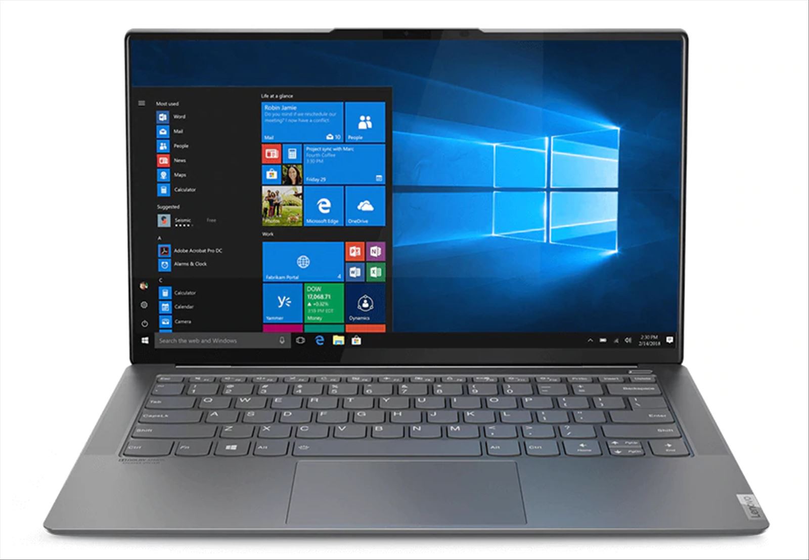 Lenovo Yoga S940 Computer portatile 35,6 cm (14") Touch screen Full HD Intel® Core™ i5 di decima generazione 8 GB LPDDR4x-SDRAM 512 GB SSD Wi-Fi 6 (802.11ax) Windows 10 Home Grigio